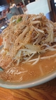 味噌ラーメン、モヤシトッピング