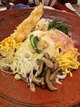 冷やし海老天とろろうどん