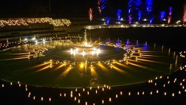 【静峰ふるさと公園イルミネーション2024】花ホタルのもり